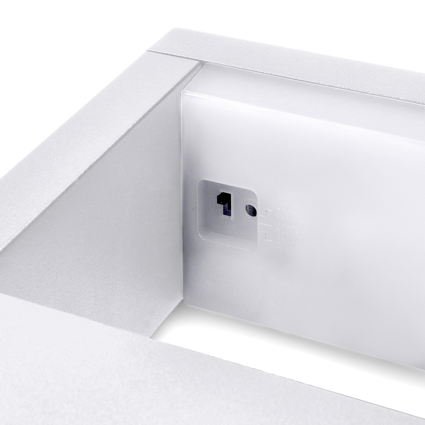 Brilagi - LED sieninis lauko šviestuvas RAGUSA LED/7W/230V 3000/4000/6000K balta IP54