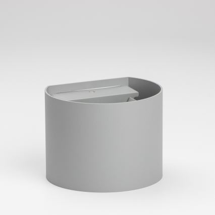 Brilagi - LED sieninis lauko šviestuvas RONDO LED/6W/230V pilka IP54
