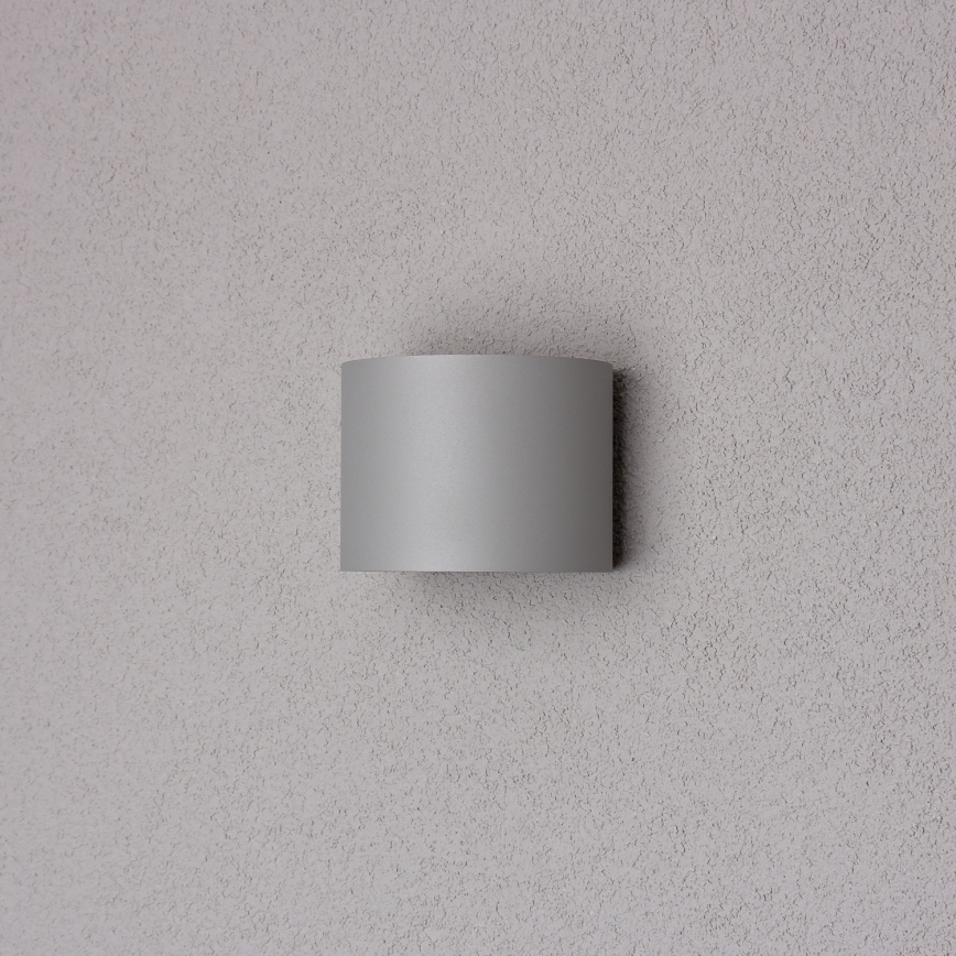 Brilagi - LED sieninis lauko šviestuvas RONDO LED/6W/230V pilka IP54