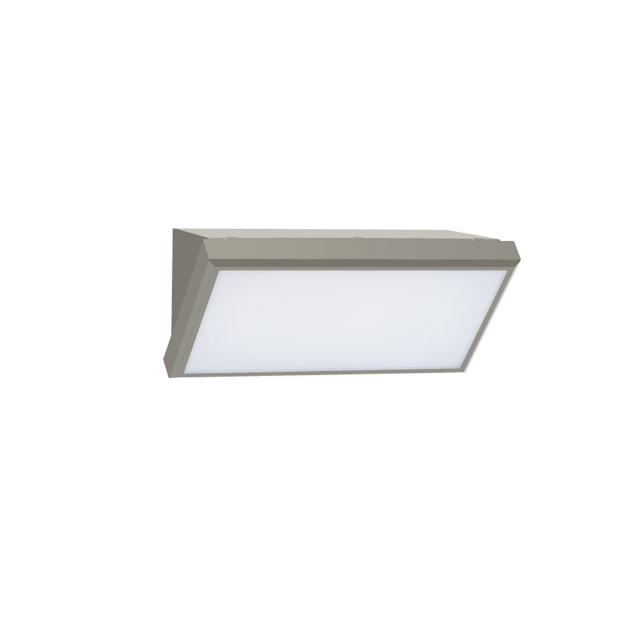 Brilagi - LED Lauko sieninis šviestuvas su jutikliu TRIANGLE LED/20W/230V pilka IP65