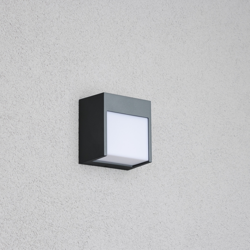 Brilagi - LED sieninis lauko šviestuvas TERNI LED/12W/230V antracitas IP44