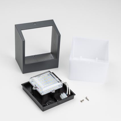 Brilagi - LED sieninis lauko šviestuvas TERNI LED/12W/230V antracitas IP44