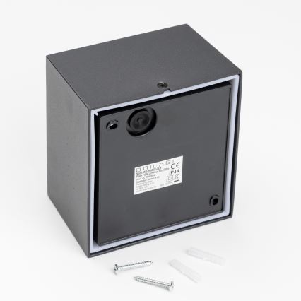 Brilagi - LED sieninis lauko šviestuvas TERNI LED/12W/230V juoda IP44