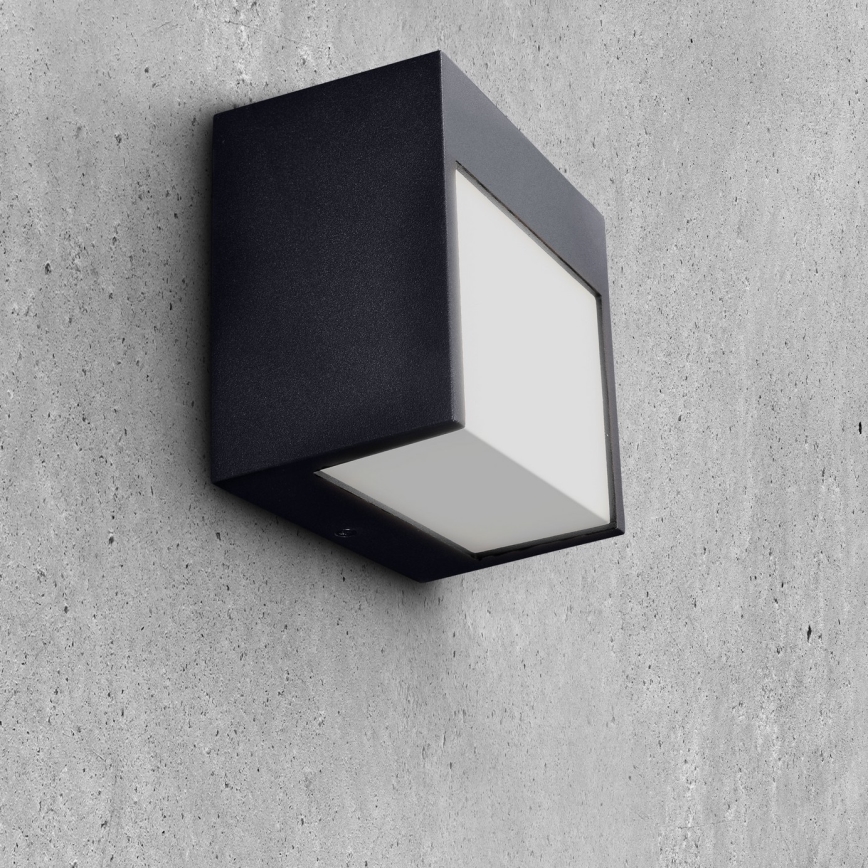 Brilagi - LED sieninis lauko šviestuvas TERNI LED/12W/230V juoda IP44