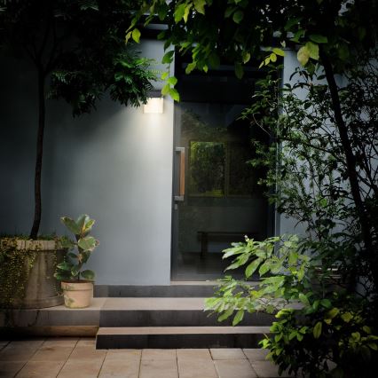 Brilagi - LED sieninis lauko šviestuvas TERNI LED/12W/230V juoda IP44