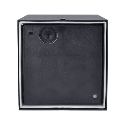 Brilagi - LED sieninis lauko šviestuvas TERNI LED/12W/230V juoda IP44