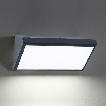 Brilagi - LED sieninis lauko šviestuvas TRIANGLE LED/20W/230V 3000/4000/6500K antracitas IP65
