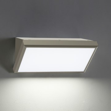 Brilagi - LED sieninis lauko šviestuvas TRIANGLE LED/20W/230V pilka IP65