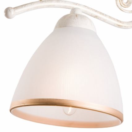 Brilagi - LED sieninis šviestuvas ANTICO 1xE27/60W/230V balta patina