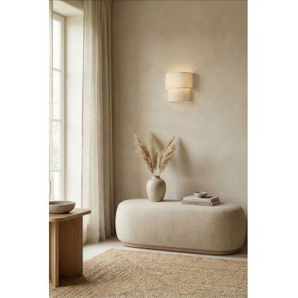 Brilagi - LED sieninis šviestuvas BOHO ECO 1xE27/10W/230V kreminis