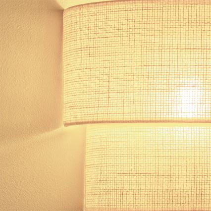 Brilagi - LED sieninis šviestuvas BOHO ECO 1xE27/10W/230V kreminis