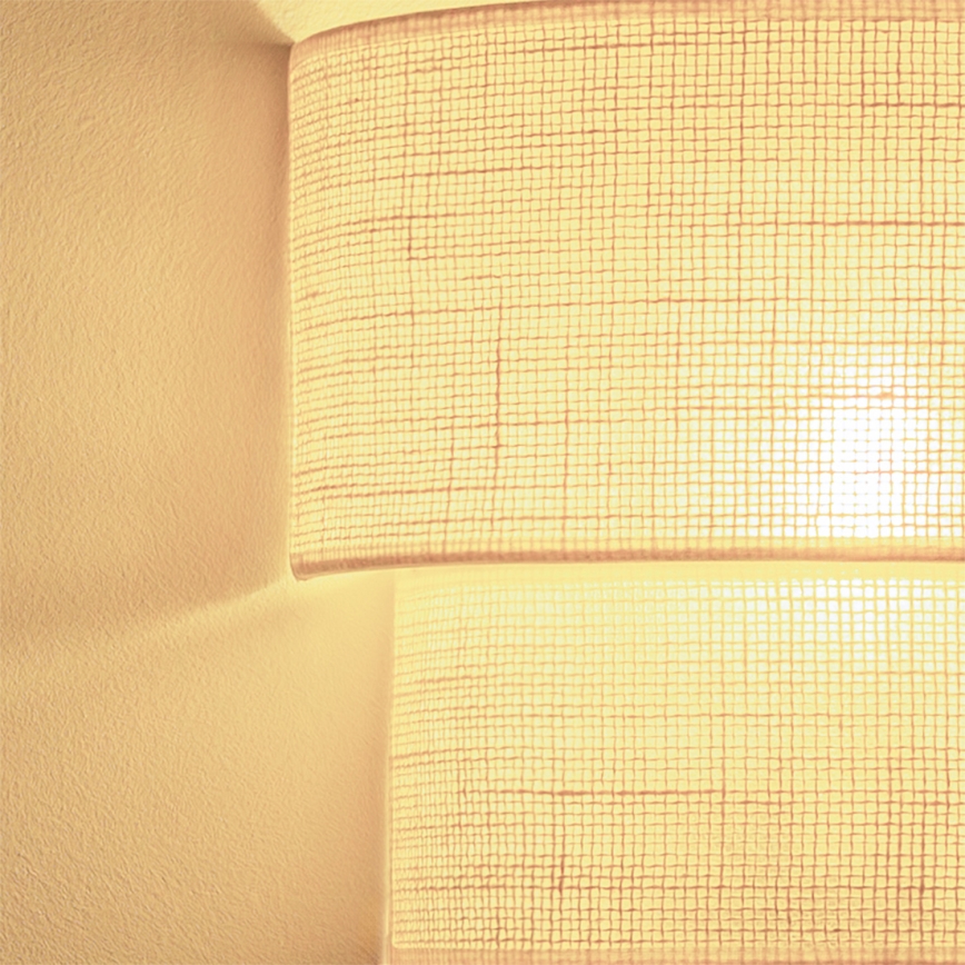 Brilagi - LED sieninis šviestuvas BOHO ECO 1xE27/10W/230V kreminis