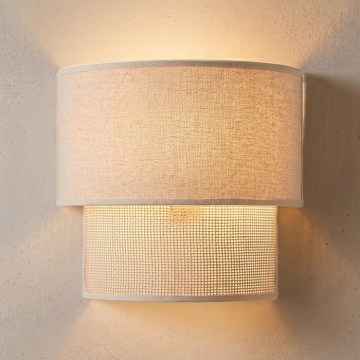 Brilagi - LED sieninis šviestuvas BOHO ECO 1xE27/10W/230V kreminis