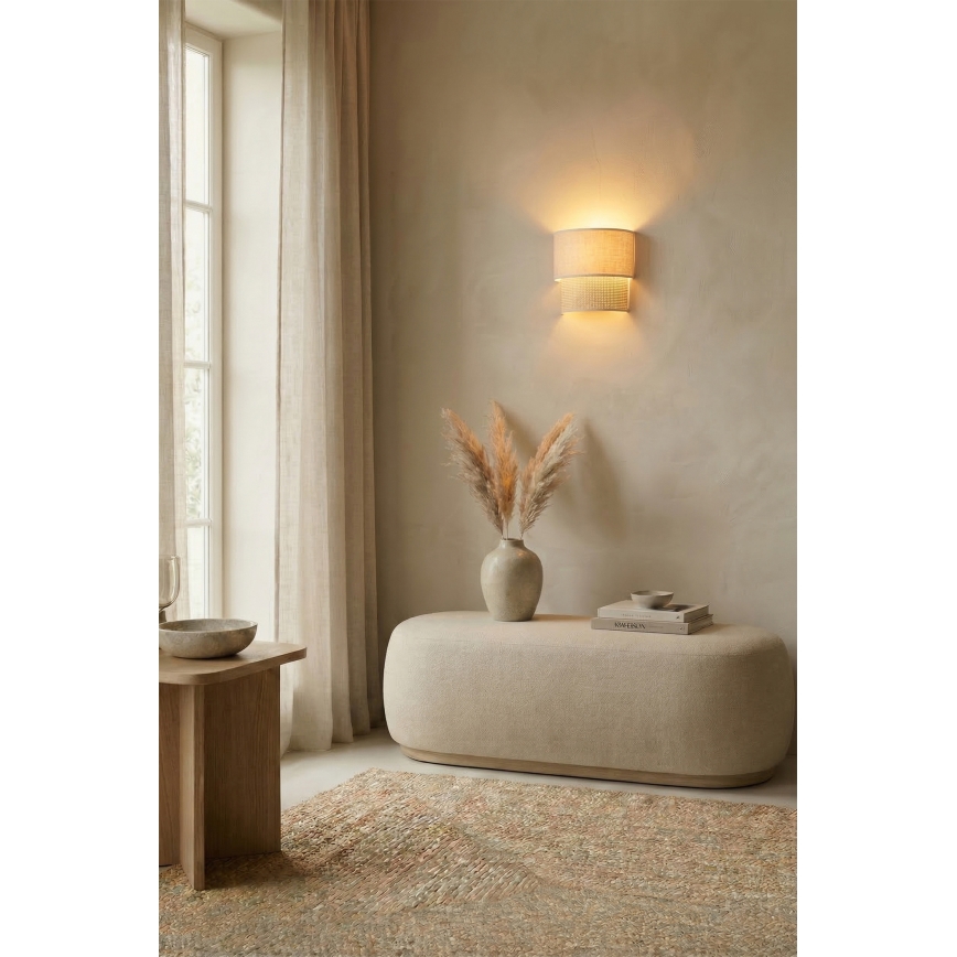 Brilagi - LED sieninis šviestuvas BOHO ECO 1xE27/10W/230V kreminis