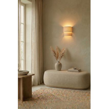 Brilagi - LED sieninis šviestuvas BOHO ECO 1xE27/10W/230V, kremo spalvos