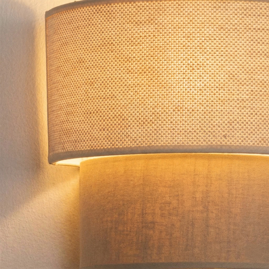 Brilagi - LED sieninis šviestuvas BOHO ECO 1xE27/10W/230V, kremo spalvos