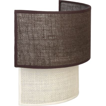 Brilagi - LED sieninis šviestuvas BOHO ECO 1xE27/10W/230V ruda/kreminė
