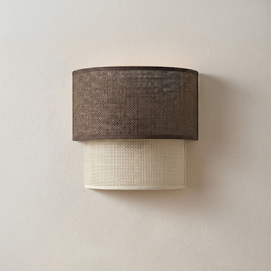 Brilagi - LED sieninis šviestuvas BOHO ECO 1xE27/10W/230V ruda/kreminė