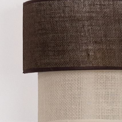 Brilagi - LED sieninis šviestuvas BOHO ECO 1xE27/10W/230V ruda/kreminė