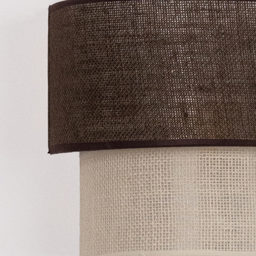 Brilagi - LED sieninis šviestuvas BOHO ECO 1xE27/10W/230V ruda/kreminė