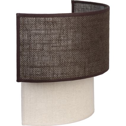Brilagi - LED sieninis šviestuvas BOHO ECO 1xE27/10W/230V ruda/kreminė