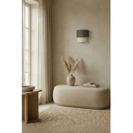 Brilagi - LED sieninis šviestuvas BOHO ECO 1xE27/10W/230V ruda/kreminė