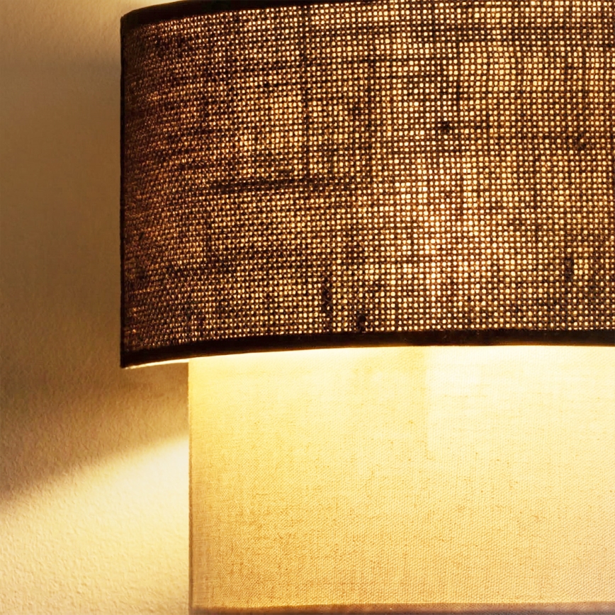 Brilagi - LED sieninis šviestuvas BOHO ECO 1xE27/10W/230V ruda/kreminė
