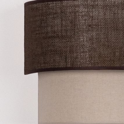 Brilagi - LED sieninis šviestuvas BOHO ECO 1xE27/10W/230V ruda/kreminė