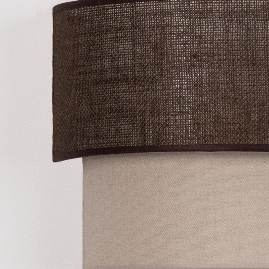 Brilagi - LED sieninis šviestuvas BOHO ECO 1xE27/10W/230V ruda/kreminė