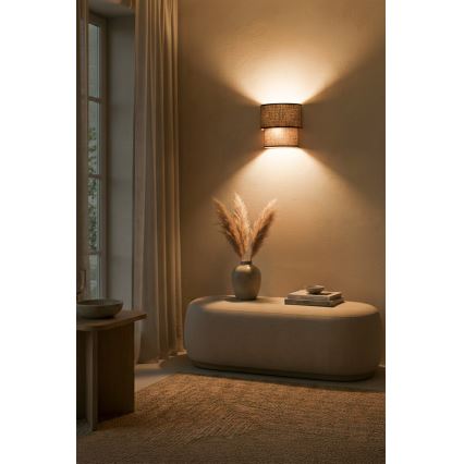Brilagi - LED sieninis šviestuvas BOHO ECO 1xE27/10W/230V rudos spalvos