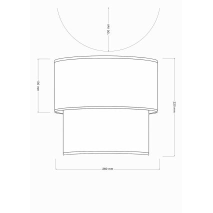 Brilagi - LED sieninis šviestuvas BOHO ECO 1xE27/10W/230V rudos spalvos