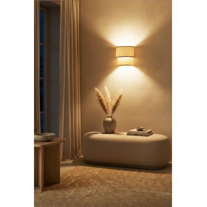 Brilagi - LED sieninis šviestuvas BOHO ECO 1xE27/10W/230V smėlinė