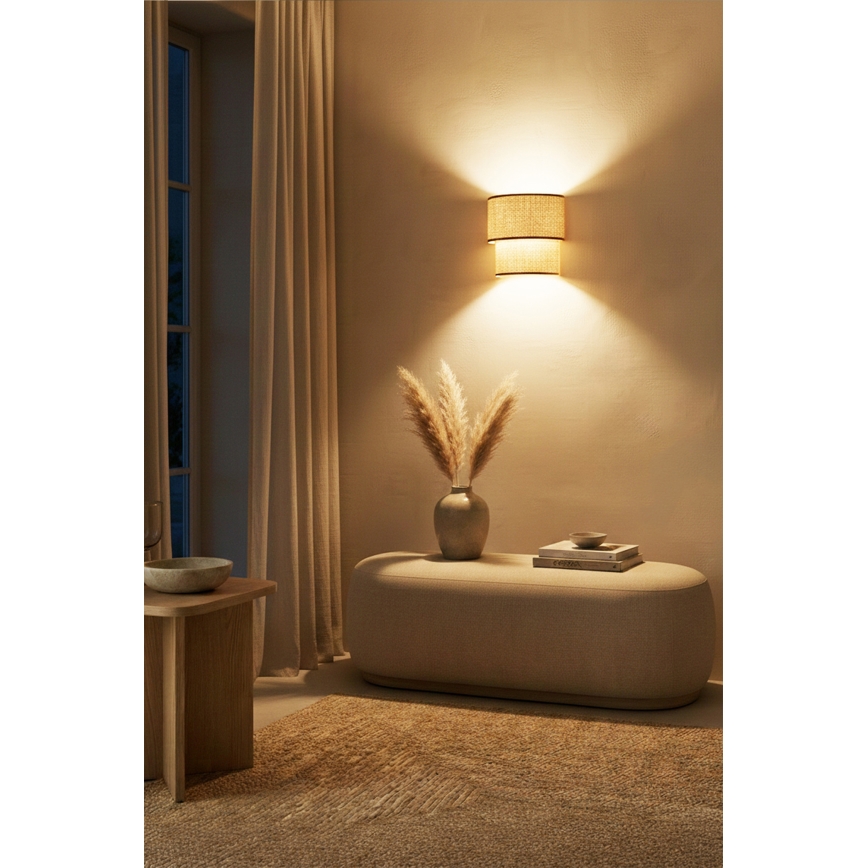 Brilagi - LED sieninis šviestuvas BOHO ECO 1xE27/10W/230V smėlinė