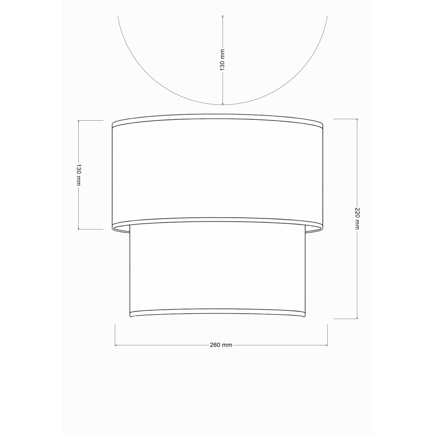 Brilagi - LED sieninis šviestuvas BOHO ECO 1xE27/10W/230V smėlinė