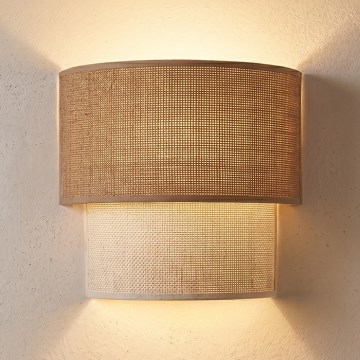 Brilagi - LED sieninis šviestuvas BOHO ECO 1xE27/10W/230V smėlio/kreminė