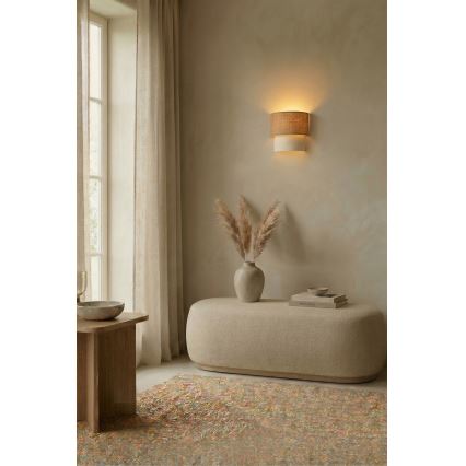 Brilagi - LED sieninis šviestuvas BOHO ECO 1xE27/10W/230V smėlio/kreminė