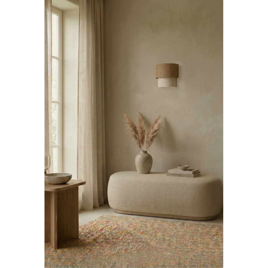 Brilagi - LED sieninis šviestuvas BOHO ECO 1xE27/10W/230V smėlio/kreminė