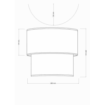 Brilagi - LED sieninis šviestuvas BOHO ECO 1xE27/10W/230V smėlio/kreminė