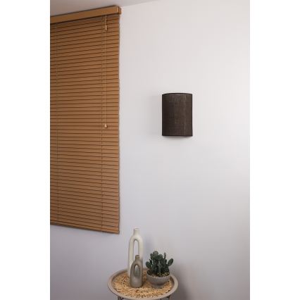 Brilagi - LED sieninis šviestuvas BOHO STYLE 1xE27/15W/230V rudas