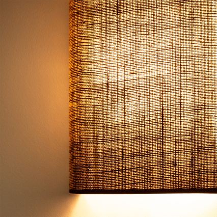 Brilagi - LED sieninis šviestuvas BOHO STYLE 1xE27/15W/230V rudas