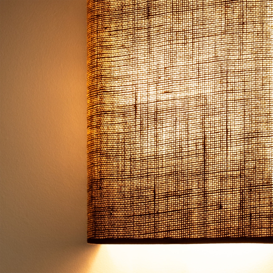 Brilagi - LED sieninis šviestuvas BOHO STYLE 1xE27/15W/230V rudas