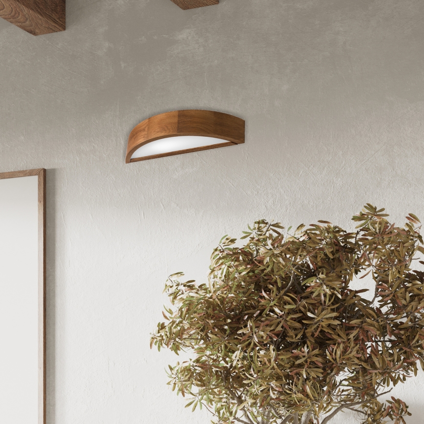 Brilagi - LED sieninis šviestuvas CARVALHO 1xE27/15W/230V ąžuolas-vyšnia