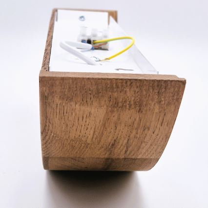Brilagi - LED sieninis šviestuvas CARVALHO 1xE27/15W/230V ąžuolas-vyšnia