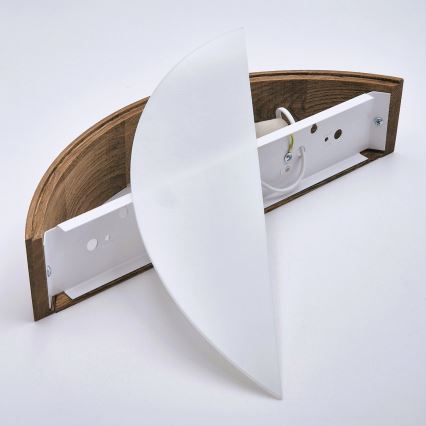 Brilagi - LED sieninis šviestuvas CARVALHO 1xE27/15W/230V ąžuolas-vyšnia