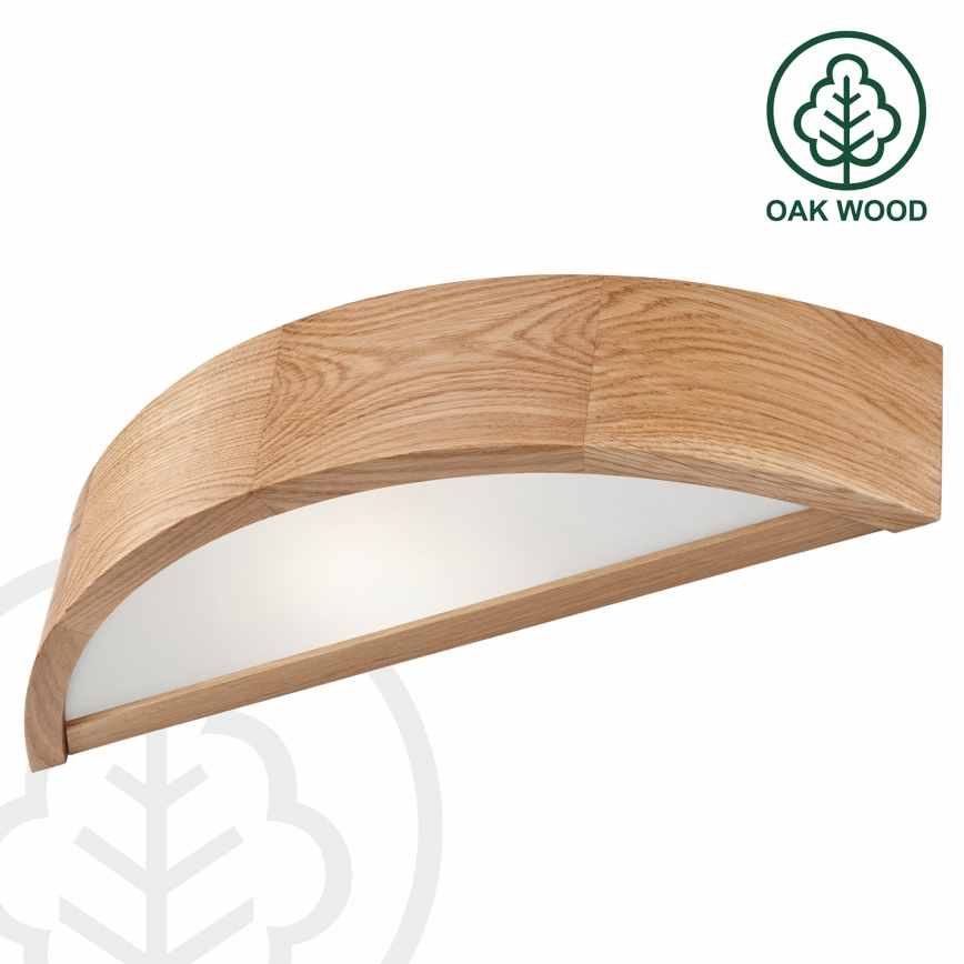 Brilagi - LED sieninis šviestuvas CARVALHO 1xE27/60W/230V ąžuolas