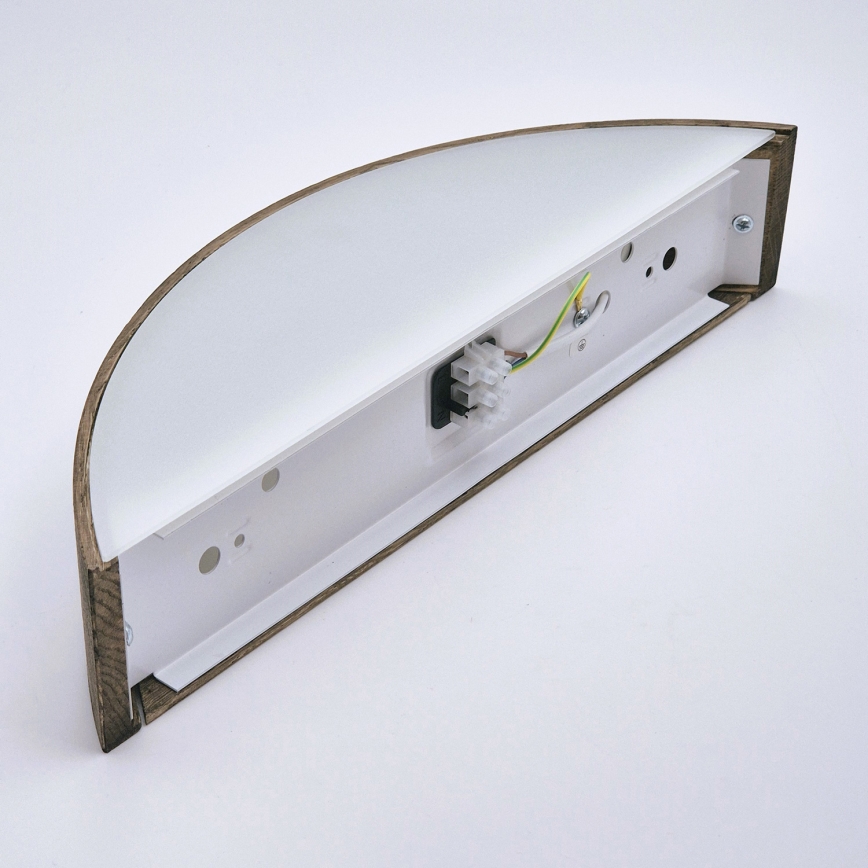 Brilagi - LED Sieninis šviestuvas CARVALHO 1xE27/60W/230V ąžuolas
