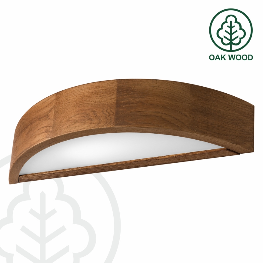 Brilagi - LED sieninis šviestuvas CARVALHO 1xE27/60W/230V ąžuolas vyšnia