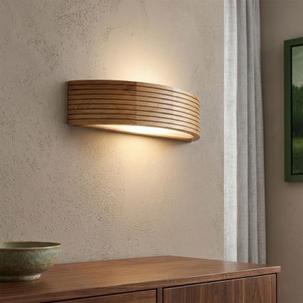 Brilagi - LED sieninis šviestuvas CARVALHO MODERN 1xE27/60W/230V ąžuolas