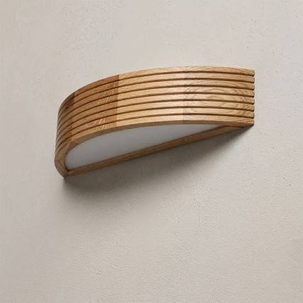 Brilagi - LED sieninis šviestuvas CARVALHO MODERN 1xE27/60W/230V ąžuolas