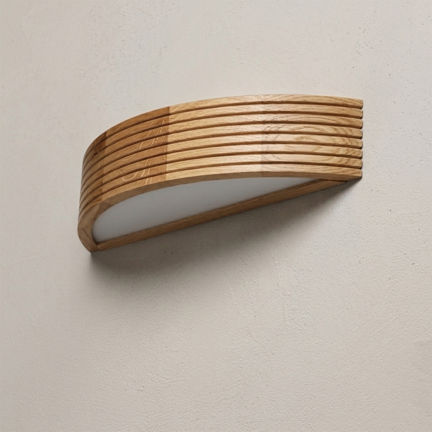 Brilagi - LED sieninis šviestuvas CARVALHO MODERN 1xE27/60W/230V ąžuolas